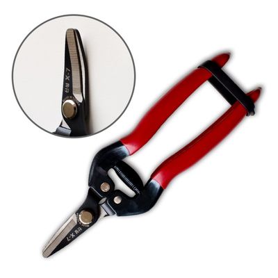 comprar SINSEUNG X7 Tijeras de jardín mango rojo Codo Tijeras para recoger frutas Fabricación en línea