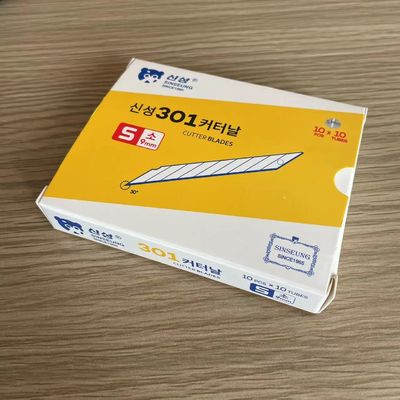 comprar Cuchillo de plata de 9 mm cortador de cuchillo cuchillas de corte de acero Fabricación en línea