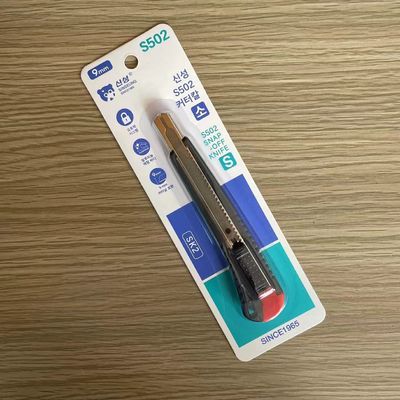 comprar Cuchillos utilitarios retráctiles de acero SK2 con bloqueo de deslizamiento y cuchillas de 86 mm Fabricación en línea