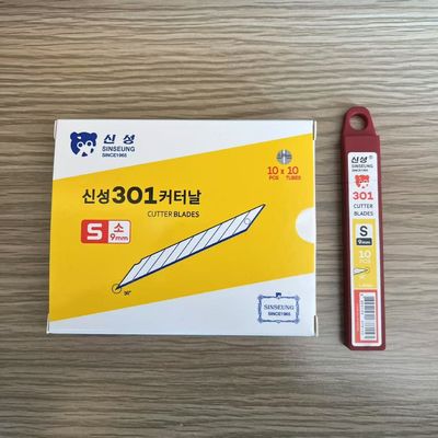 comprar Cuchillas de cortador de 9 mm Cuchillas de relleno de plata de 9 mm de ancho para cortar películas profesionales de automóviles Fabricación en línea