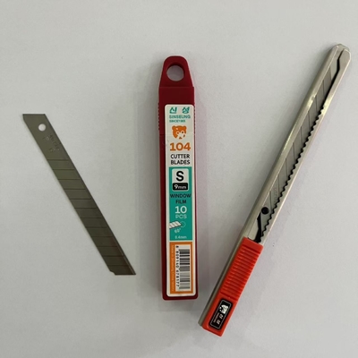 comprar Cuchillas cortadoras de plata de 9 mm para cortes suaves y precisos en papel Fabricación en línea