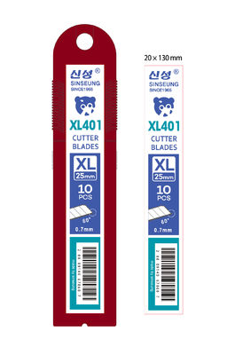 XL401 Sinseung Cuchillas de corte de 25 mm Extra gran tamaño Tabla de espuma Herramientas de corte