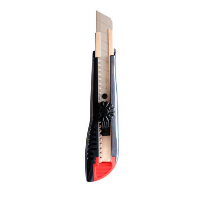 Cuchillo de utilidad de pared seca de 18 mm 9 mm Cuerpo ABS negro con perno rotativo