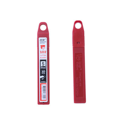 9mm Snap Off Box Cutter cuchillo de seguridad de utilidad hoja retráctil SK2 de acero de alto carbono 60 grados ángulo