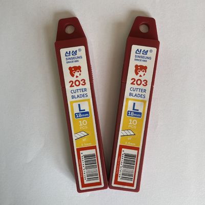 18 mm Snap SK2 Cuchillo de uso útil de acero al carbono para corte profesional preciso