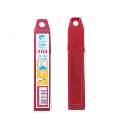 Reemplazar el cuchillo de la hoja de 18 mm con ángulo de 60 grados 0.5 mm