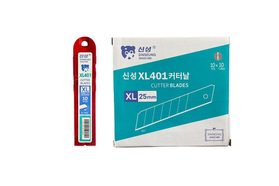 7-segmento 60 grados cuchillas cortadoras de guillotina de 25 mm para cortes precisos de Corea del Sur