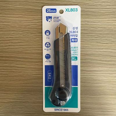 Cuchillo de 25 mm negro para cortar, raspar y recortar