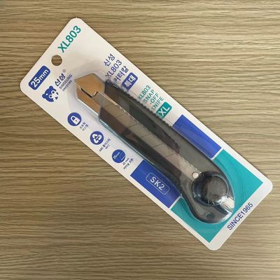 Cuchillo de corte multifunción de aleación ABS TPR SK2 negro
