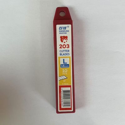 SK2 Cuchillas de corte de acero de 8 segmentos de 0,5 mm de 18 mm para corte de trabajo pesado