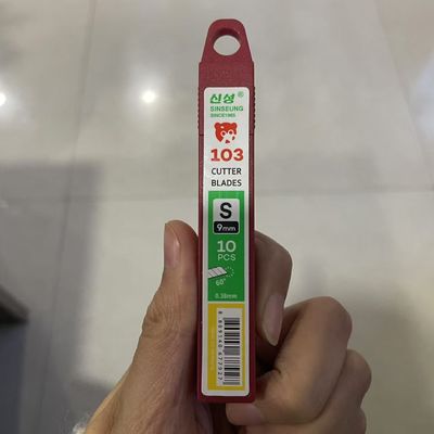 60 grados SK2 cuchillo de utilidad cortar la hoja de reemplazo 9 mm de ancho