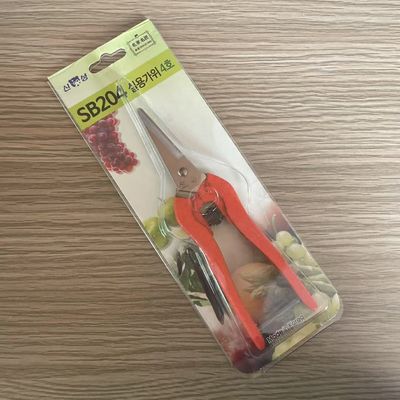 Tijeras de hardware con mango rojo y alta dureza HRC 57-58
