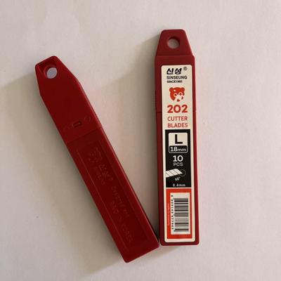 Cuchillas de 18 mm para bricolaje, 8 segmentos, acero de alto carbono