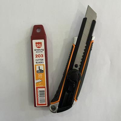 Cúter de panel de yeso de 18 mm compatible con cuchillas, cuerpo de aluminio para durabilidad y precisión