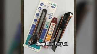 Cuchillos utilitarios resistentes y portátiles de 18 mm, hoja SK2 de aluminio de 160 * 45 * 17 mm y 90 g para profesionales en movimiento